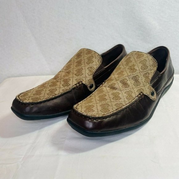 Guess Mens Feno 2 Brown Moc Toe Slip On Casual Loafer Shoes Size US 8 - Picture 7 of 12